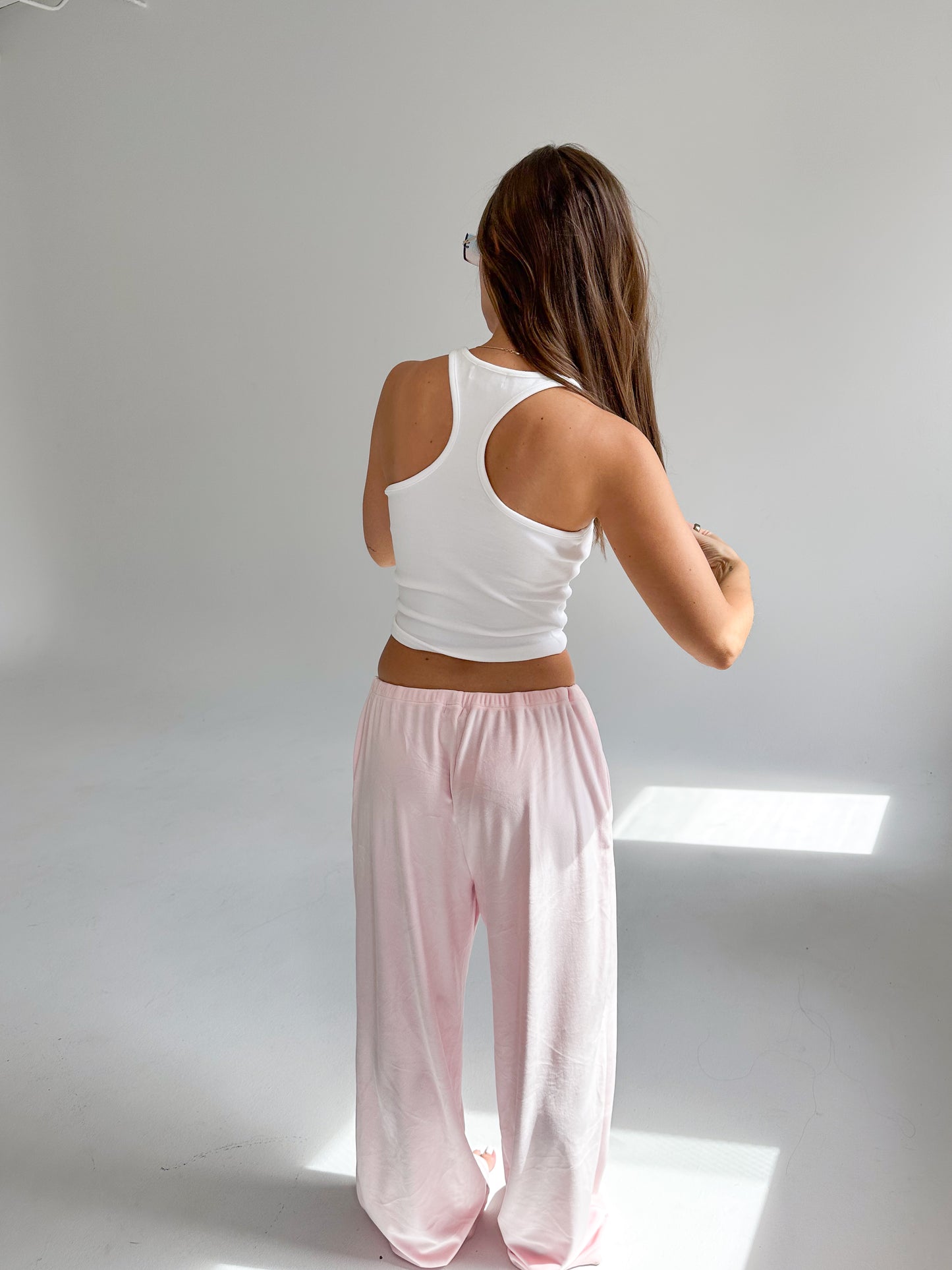 LIA RACER TANK [LONG] - BRIGHT WHITE