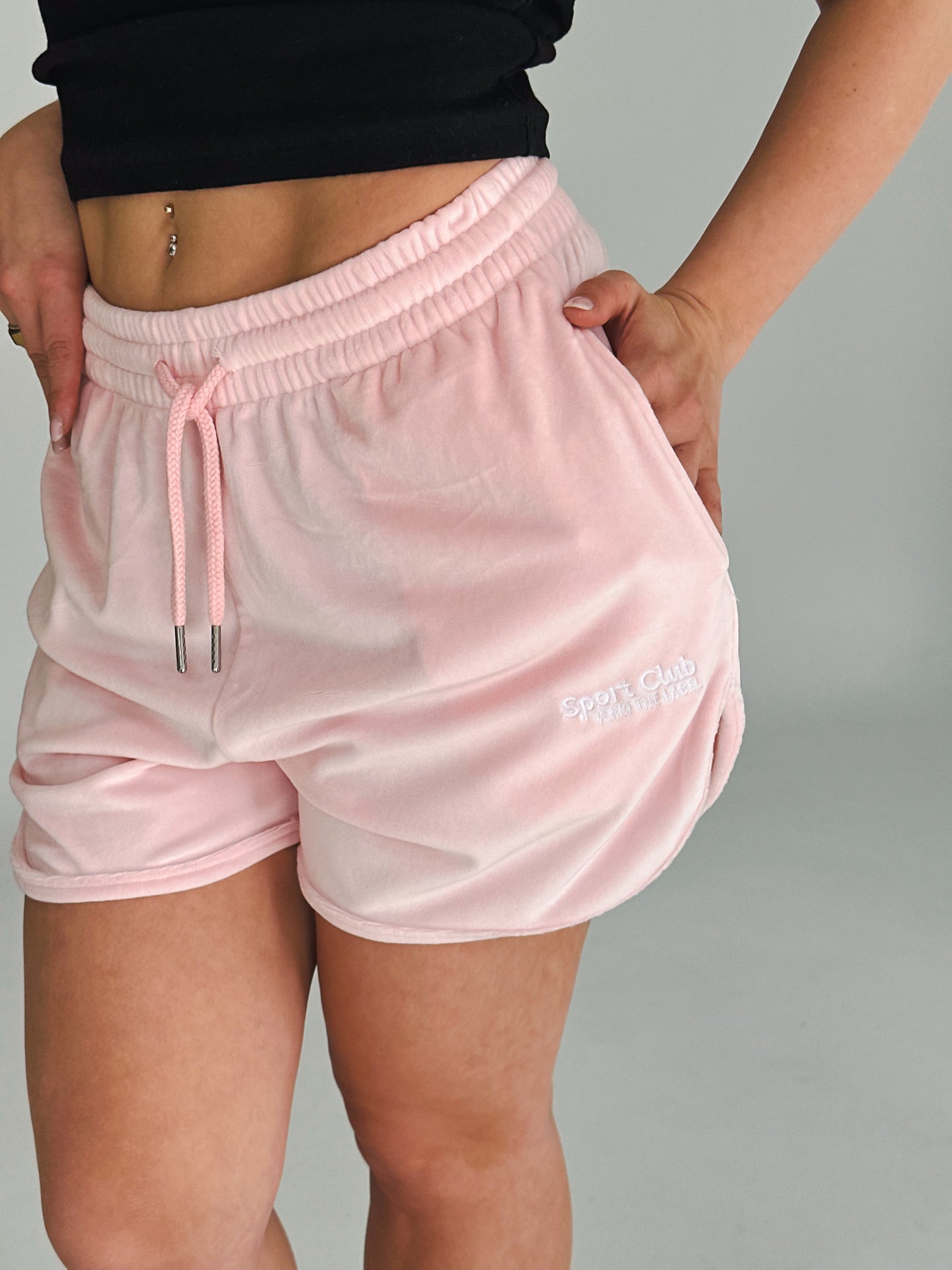 BILLIE HIGH WAISTED SHORTS - PINK BLUSH