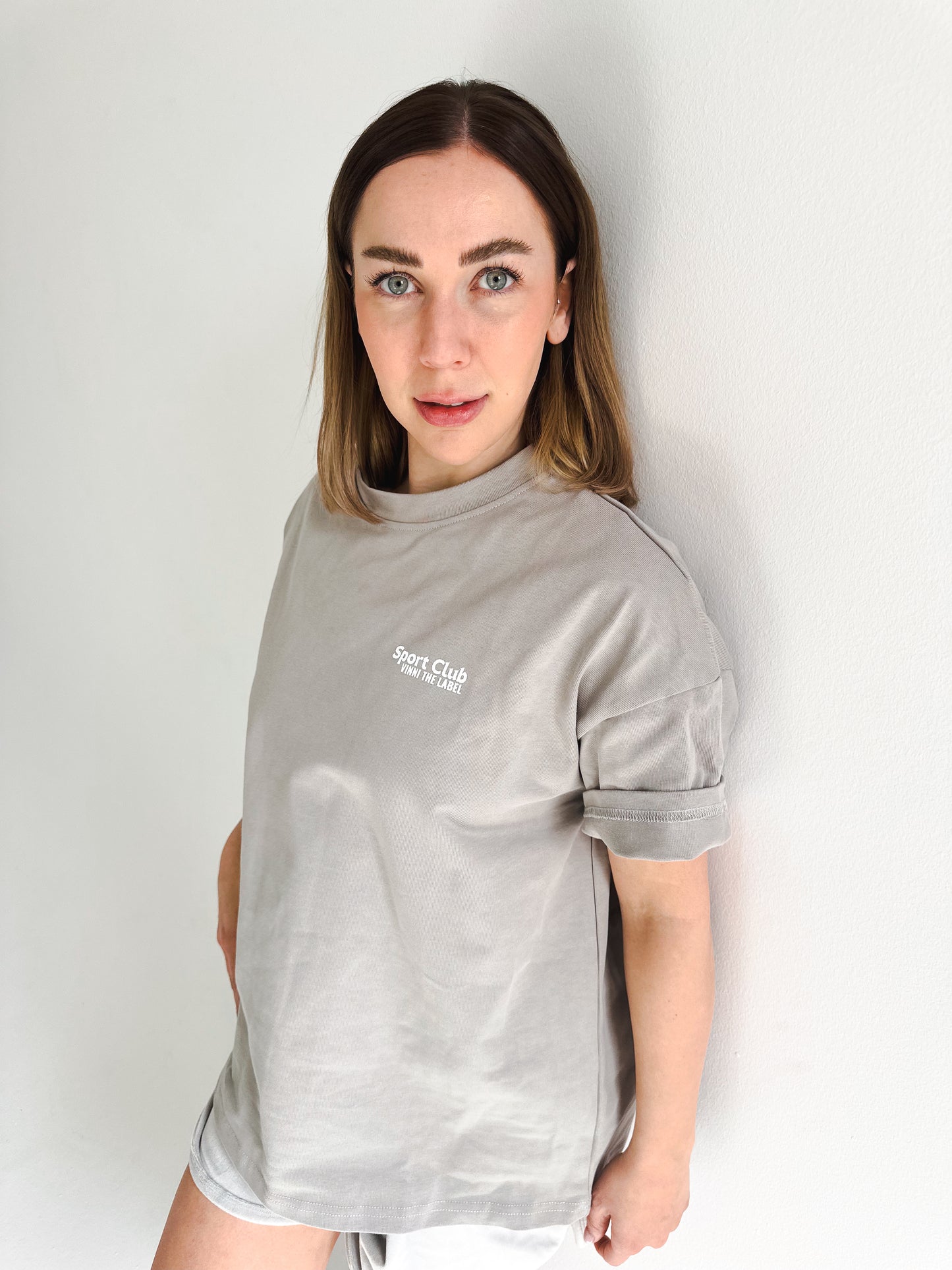 JAMES OVERSIZED TEE - GREY MIST