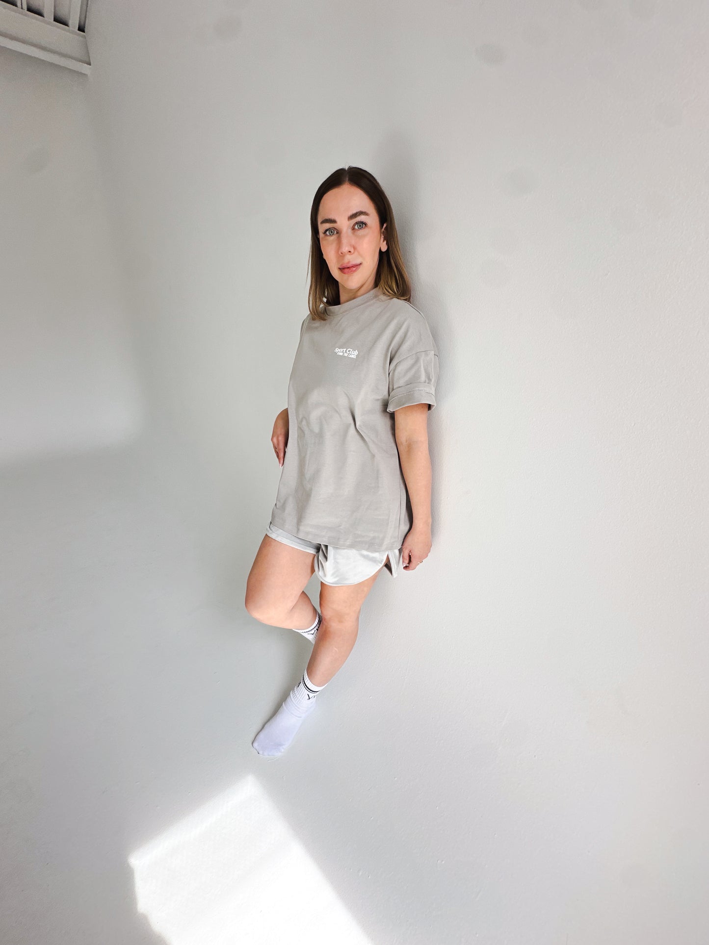 JAMES OVERSIZED TEE - GREY MIST