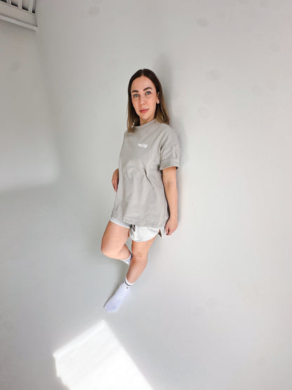 JAMES OVERSIZED TEE - GREY MIST
