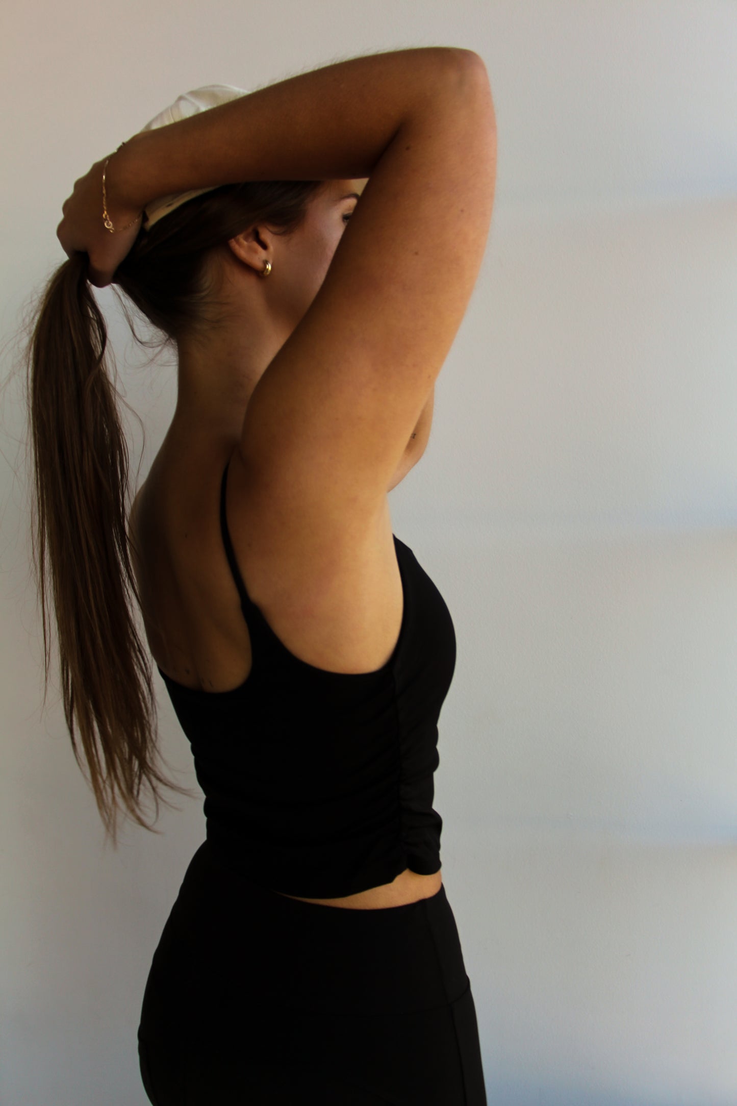 RAE BALLET TANK - JET BLACK