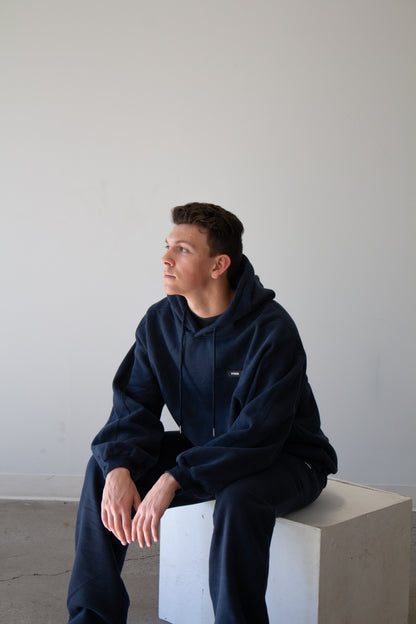 DUKE HOODIE [UNISEX]  - OLD MONEY NAVY