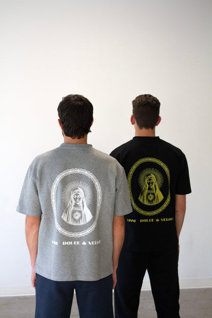 MADONNA [UNISEX] TEE - GRIGIO