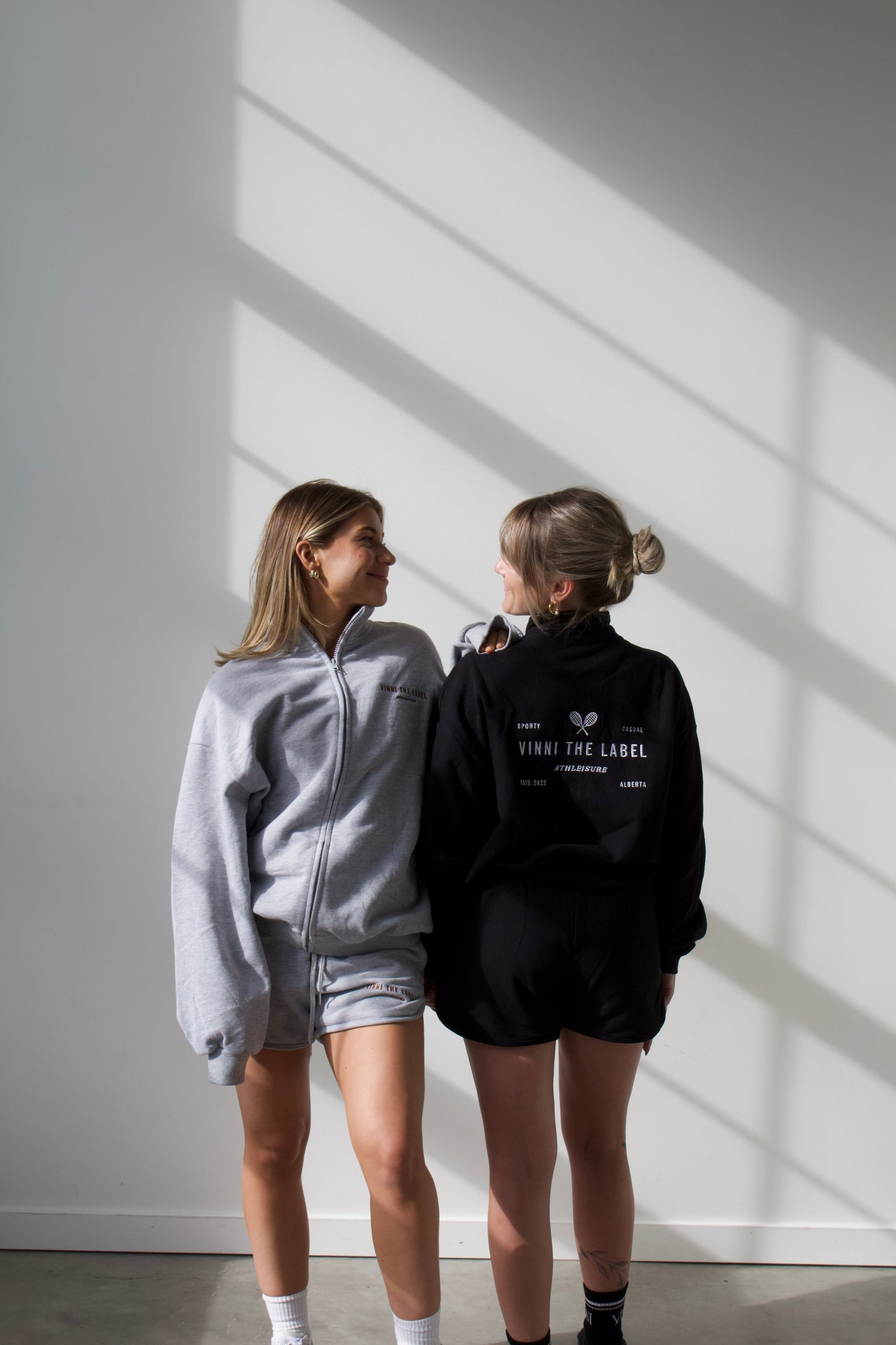 BILLIE HIGH-RISE SWEAT SHORTS - JET BLACK