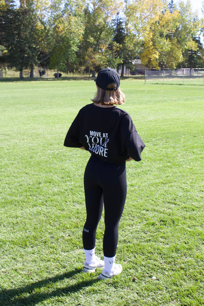 JAMES OVERSIZED TEE - BLACK