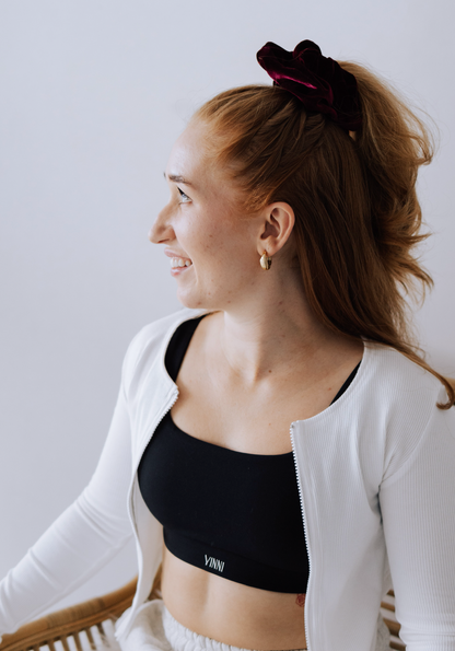 CHARLOTTE ZIP-UP SWEATER