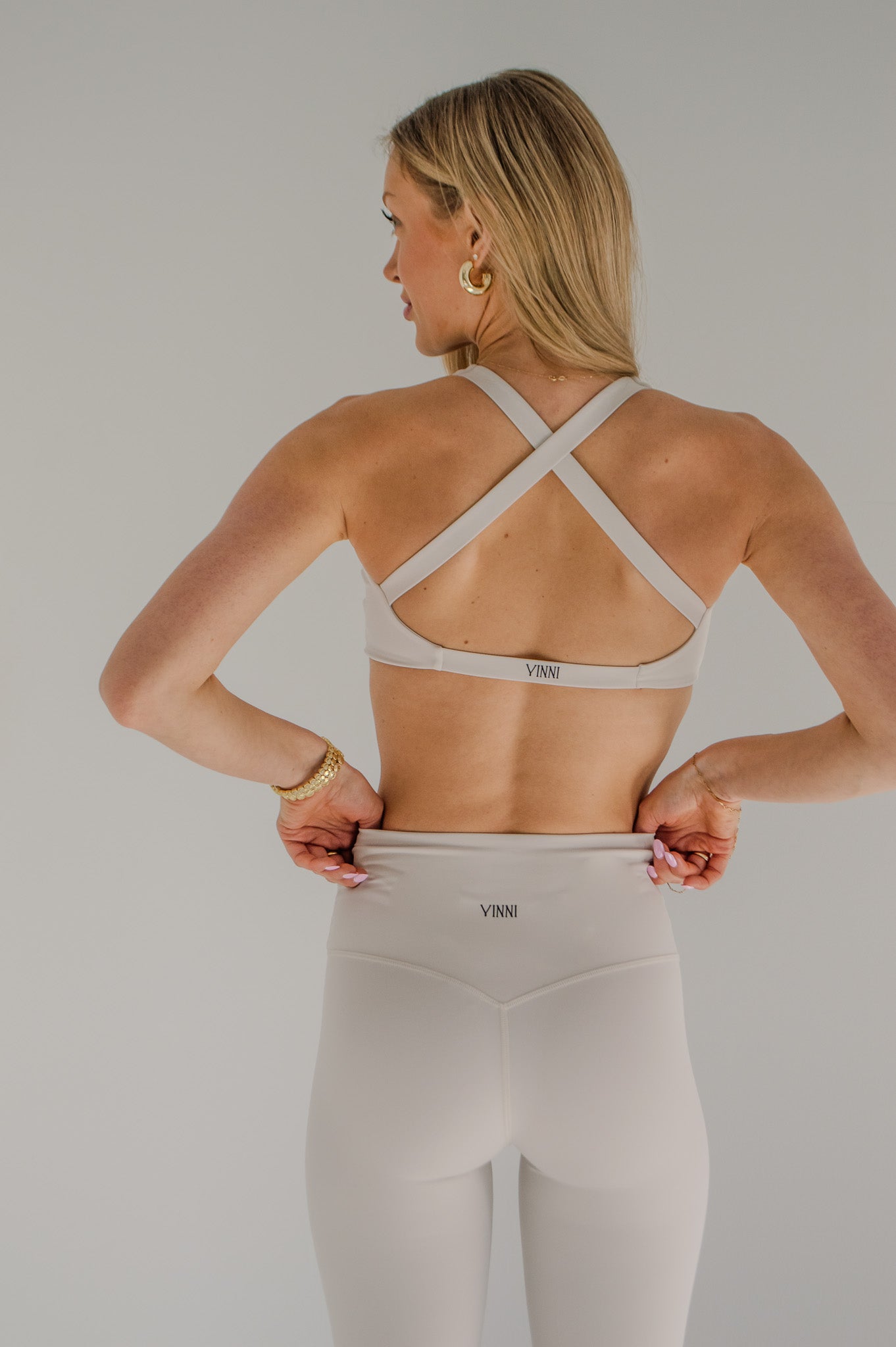 KRISTY TWIST BRA - OAT MILK